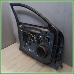 Porta Portiera Anteriore Sinistro SX Audi A4 8WH Allroad Grigio Scuro Station Wagon 5 Porte(Quattro) 2016-2019 Originale Usato