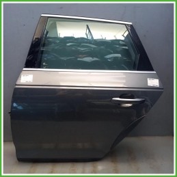 Porta Portiera Posteriore Sinistro SX Audi A4 8WH Allroad Grigio Scuro Station Wagon 5 Porte(Quattro) 2016-2019 Originale Usato