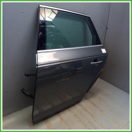 Porta Portiera Posteriore Sinistro SX Audi A4 8WH Allroad Grigio Scuro Station Wagon 5 Porte(Quattro) 2016-2019 Originale Usato