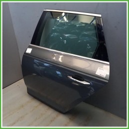 Porta Portiera Posteriore Sinistro SX Audi A4 8WH Allroad Grigio Scuro Station Wagon 5 Porte(Quattro) 2016-2019 Originale Usato