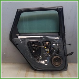 Porta Portiera Posteriore Sinistro SX Audi A4 8WH Allroad Grigio Scuro Station Wagon 5 Porte(Quattro) 2016-2019 Originale Usato