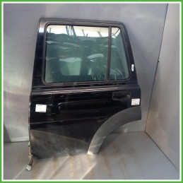 Porta  Posteriore Sinistro SX Land Rover Freelander 1 Serie Nero Fuoristrada Lungo 5 Porte(4x4) 2003-2006 Originale Usato