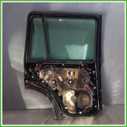 Porta  Posteriore Sinistro SX Land Rover Freelander 1 Serie Nero Fuoristrada Lungo 5 Porte(4x4) 2003-2006 Originale Usato