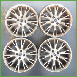 Cerchi in Lega Fiat Grande Punto 17 pollici 17 6.5J 4x100 ET46 4pz 50529059 Originale Usato