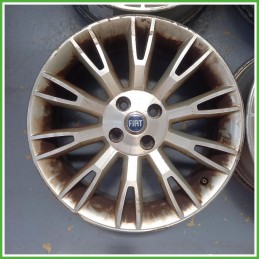 Cerchi in Lega Fiat Grande Punto 17 pollici 17 6.5J 4x100 ET46 4pz 50529059 Originale Usato