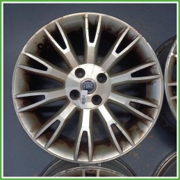 Cerchi in Lega Fiat Grande Punto 17 pollici 17 6.5J 4x100 ET46 4pz 50529059 Originale Usato