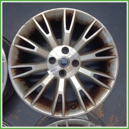Cerchi in Lega Fiat Grande Punto 17 pollici 17 6.5J 4x100 ET46 4pz 50529059 Originale Usato