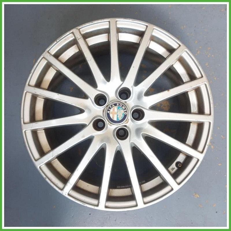 Cerchio Singolo in Lega Alfa Romeo 159 18 pollici 18 8.0J 5x110 ET41 1pz 156082570 Originale Usato al pz