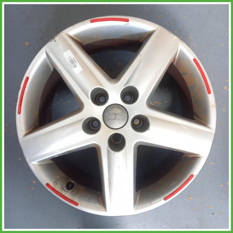 Cerchio Singolo in Lega Audi A4 8H7 Cabrio 17 pollici 17 7.5J 5x112 ET45 1pz 4D0601025ACZ17 Originale Usato al pz