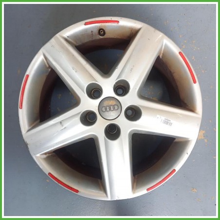 Cerchio Singolo in Lega Audi A4 8H7 Cabrio 17 pollici 17 7.5J 5x112 ET45 1pz 4D0601025ACZ17 Originale Usato al pz