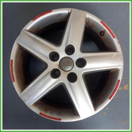 Cerchio Singolo in Lega Audi A4 8H7 Cabrio 17 pollici 17 7.5J 5x112 ET45 1pz 4D0601025ACZ17 Originale Usato al pz