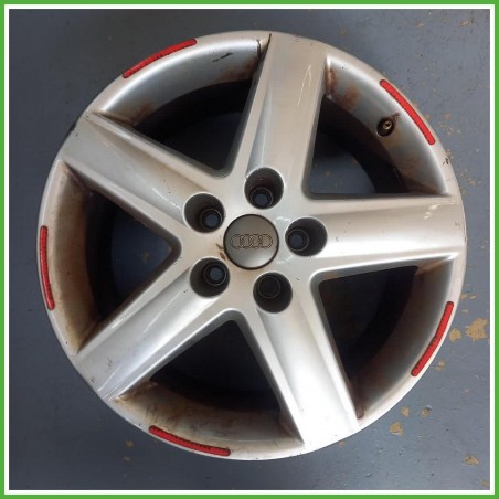 Cerchio Singolo in Lega Audi A4 8H7 Cabrio 17 pollici 17 7.5J 5x112 ET45 1pz 4D0601025ACZ17 Originale Usato al pz