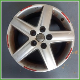 Cerchio Singolo in Lega Audi A4 8H7 Cabrio 17 pollici 17 7.5J 5x112 ET45 1pz 4D0601025ACZ17 Originale Usato al pz