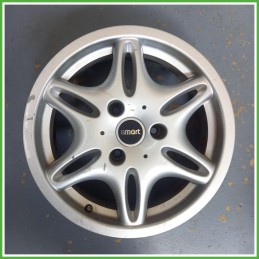 Cerchio Singolo in Lega Smart City Coupe 450 15 pollici 15 5.5J 3x112.5 ET-1 1pz Q0004838V002000000 Originale Usato al pz