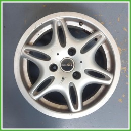 Cerchio Singolo in Lega Smart City Coupe 450 15 pollici 15 5.5J 3x112.5 ET-1 1pz Q0004838V002000000 Originale Usato al pz