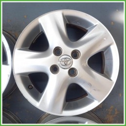 Cerchi in Lega Toyota Corolla 5 Serie 15 pollici 15 5.5J 4x100 ET45 4pz PZ419E9691ZB Originale Usato