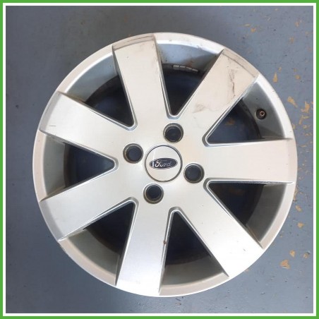 Cerchio Singolo in Lega Ford Fiesta 5 Serie 16 pollici 16 6.5J 4x108 ET52.5 1pz 1077166 Originale Usato al pz