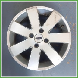 Cerchio Singolo in Lega Ford Fiesta 5 Serie 16 pollici 16 6.5J 4x108 ET52.5 1pz 1077166 Originale Usato al pz