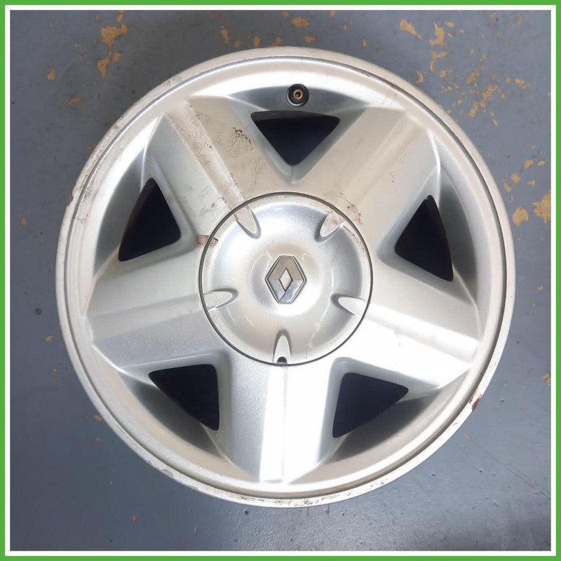 Cerchio Singolo in Lega Renault Kangoo 2 Serie 14 pollici 14 5.5J 4x100 ET36 1pz 8200200538 Originale Usato al pz