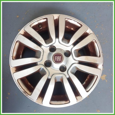 Cerchio Singolo in Lega Fiat Punto 3 Serie 15 pollici 15 6.0J 4x100 ET48 1pz 50529059 Originale Usato al pz