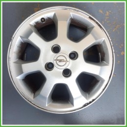 Cerchio Singolo in Lega Opel Corsa C 15 pollici 15 6.0J 4x100 ET49 1pz 90576858 Originale Usato al pz