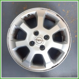 Cerchio Singolo in Lega Opel Corsa C 15 pollici 15 6.0J 4x100 ET49 1pz 90576858 Originale Usato al pz