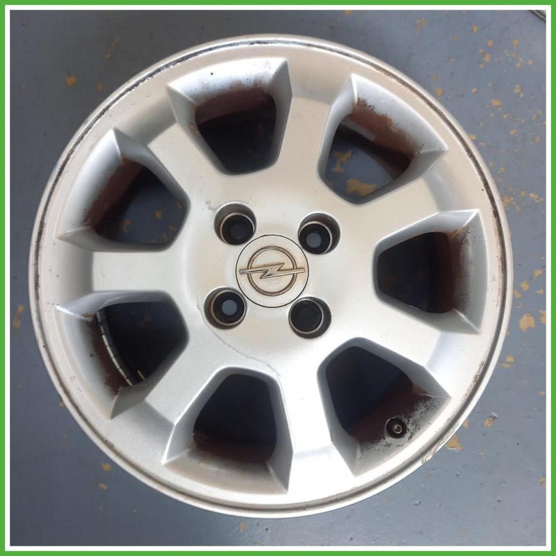 Cerchio Singolo in Lega Opel Corsa C 15 pollici 15 6.0J 4x100 ET49 1pz 90576858 Originale Usato al pz