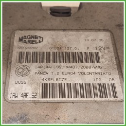 Centralina Motore Iniezione ECU Magneti Marelli IAW4AF.S2 Fiat Panda 2 Serie 1.2 Dynamic 55196262 Benzina 2003-2009