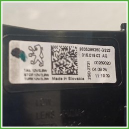 Fanale Fanalino Destro DX Hella 015.019.02AQ Peugeot 308 3 Serie 2021 9835299280 Originale Usato