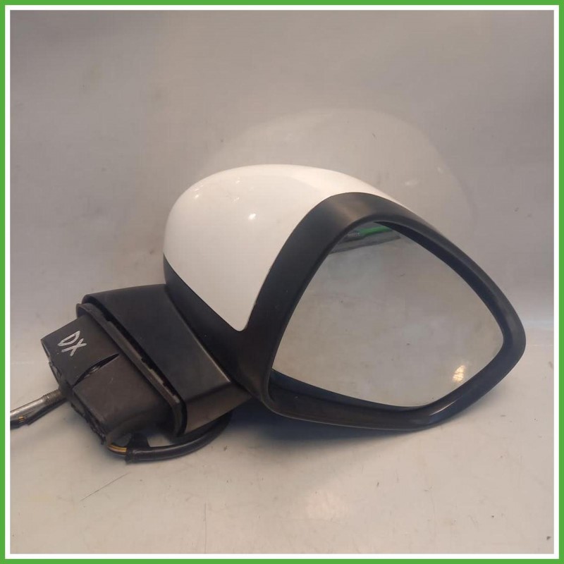 Specchio Specchietto Retrovisore Destro DX Bianco Citroen C3 2 Serie 2013-2016 Ficosa Ficomirrors Originale Usato