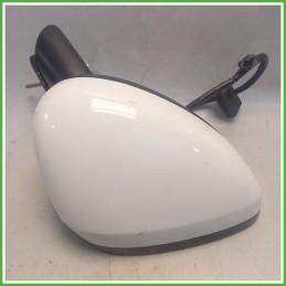 Specchio Specchietto Retrovisore Destro DX Bianco Citroen C3 2 Serie 2013-2016 Ficosa Ficomirrors Originale Usato