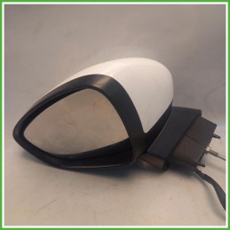 Specchio Specchietto Retrovisore Sinistro SX Bianco Citroen C3 2 Serie 2013-2016 Ficosa Ficomirrors Originale Usato