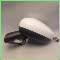 Specchio Specchietto Retrovisore Sinistro SX Bianco Citroen C3 2 Serie 2013-2016 Ficosa Ficomirrors Originale Usato