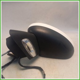 Specchio Specchietto Retrovisore Sinistro SX Bianco Citroen C3 2 Serie 2013-2016 Ficosa Ficomirrors Originale Usato