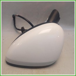Specchio Specchietto Retrovisore Sinistro SX Bianco Citroen C3 2 Serie 2013-2016 Ficosa Ficomirrors Originale Usato