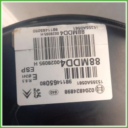 Servofreno Pompa Freni Depressore Bosch 0204824898 Citroen C3 2 Serie 1.2 VTi 12v. 4535EK 2013-2016