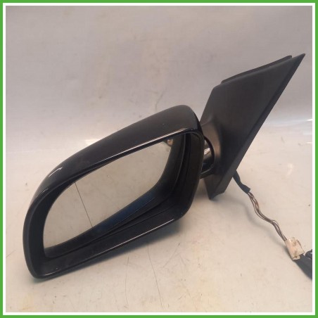 Specchio Specchietto Retrovisore Sinistro SX Nero Volkswagen Polo 4 Serie 2003-2005 Ficosa Ficomirrors Originale Usato