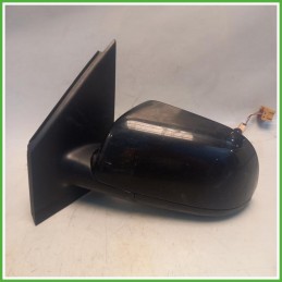 Specchio Specchietto Retrovisore Sinistro SX Nero Volkswagen Polo 4 Serie 2003-2005 Ficosa Ficomirrors Originale Usato