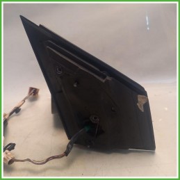 Specchio Specchietto Retrovisore Sinistro SX Nero Volkswagen Polo 4 Serie 2003-2005 Ficosa Ficomirrors Originale Usato