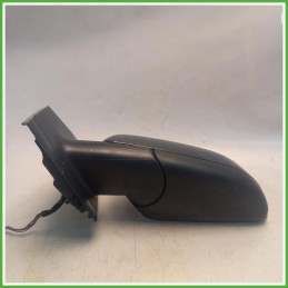Specchio Specchietto Retrovisore Sinistro SX Nero Volkswagen Polo 4 Serie 2003-2005 Ficosa Ficomirrors Originale Usato