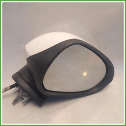 Specchio Specchietto Retrovisore Destro DX Bianco Seat Leon 1P1 2005-2010 Ficosa Ficomirrors Originale Usato
