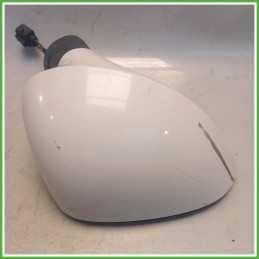 Specchio Specchietto Retrovisore Destro DX Bianco Seat Leon 1P1 2005-2010 Ficosa Ficomirrors Originale Usato
