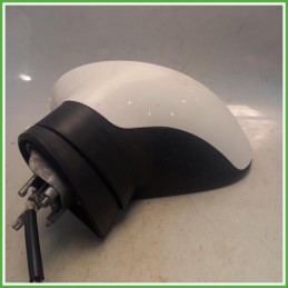 Specchio Specchietto Retrovisore Sinistro SX Bianco Seat Leon 1P1 2005-2010 Ficosa Ficomirrors Originale Usato
