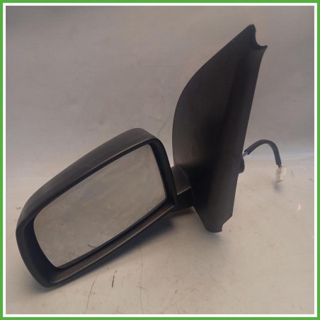 Specchio Specchietto Retrovisore Sinistro SX Nero Fiat Panda 2 Serie 2003-2009 Ficosa Ficomirrors Originale Usato