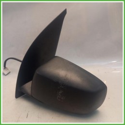 Specchio Specchietto Retrovisore Sinistro SX Nero Fiat Panda 2 Serie 2003-2009 Ficosa Ficomirrors Originale Usato