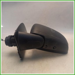 Specchio Specchietto Retrovisore Sinistro SX Nero Fiat Panda 2 Serie 2003-2009 Ficosa Ficomirrors Originale Usato