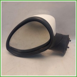 Specchio Specchietto Retrovisore Sinistro SX Bianco Fiat Punto 3 Serie 2011-2018 Ficosa Ficomirrors Originale Usato