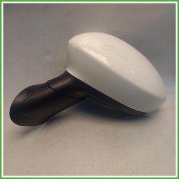Specchio Specchietto Retrovisore Sinistro SX Bianco Fiat Punto 3 Serie 2011-2018 Ficosa Ficomirrors Originale Usato