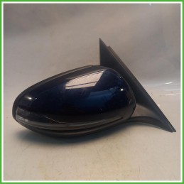 Specchio Specchietto Retrovisore Destro DX Blu Mercedes Classe C S205 SW 2014-2018 Magna 396547 Originale Usato