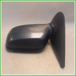 Specchio Specchietto Retrovisore Sinistro SX Grigio Scuro Mazda 2 1 Serie 2003-2007 Ficosa Ficomirrors Originale Usato
